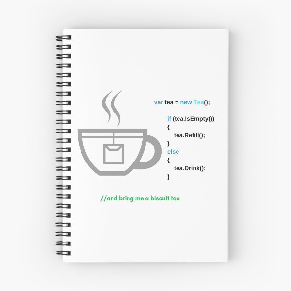 Artikelvorschau, Code und Tee entworfen und verkauft von DesignsWithMel.