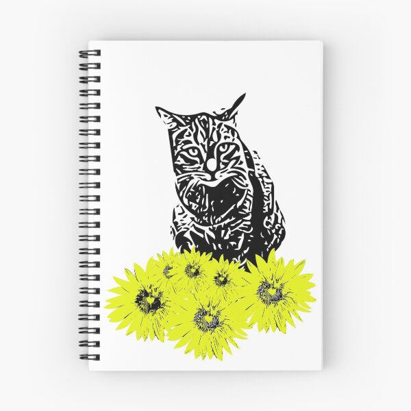 Item preview, Cat in sunflowers designed and sold by Tanya Mihe.