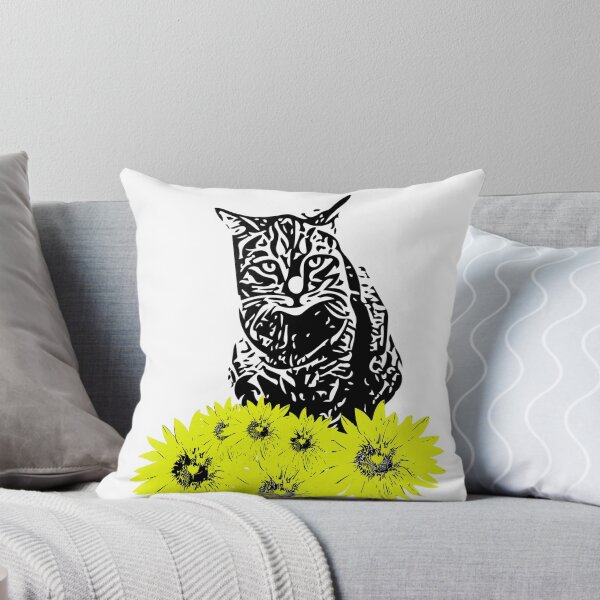 Item preview, Cat in sunflowers designed and sold by Tanya Mihe.