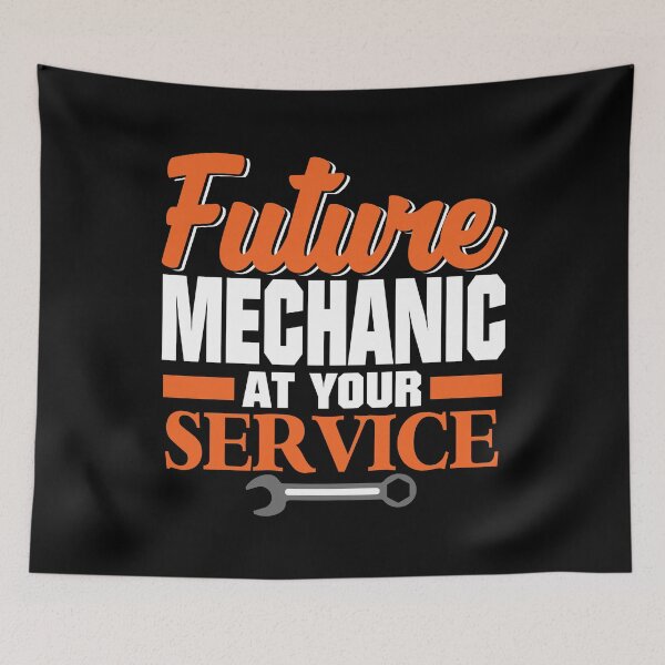 Item preview, Funny Future Mechanic designed and sold by Hameegaa.