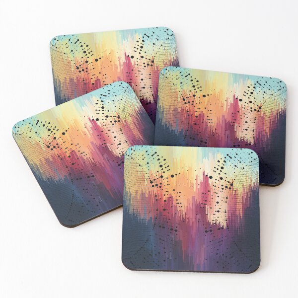 Item preview, Colorful Galactic Moody Splotch Abstract   designed and sold by sunnybandana.