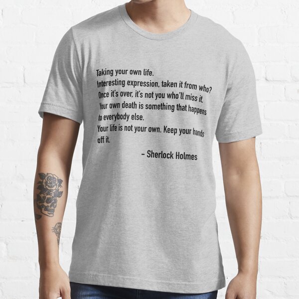 Sherlock Holmes Text Message Small T Shirt By Shirelocked Redbubble Sherlock Holmes Text Message Small T Shirt By Shirelocked Redbubble