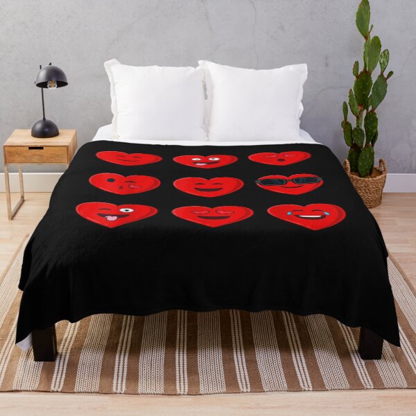 Item preview, Heart Emojis Valentines Day Funny Emoticons Boys Girls Kids T-Shirt designed and sold by Trendy Shirt.