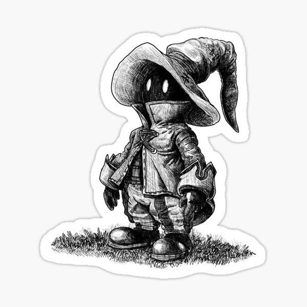 Item preview, FF9 - The Black Mage - Vivi  designed and sold by DavidMLThomas.