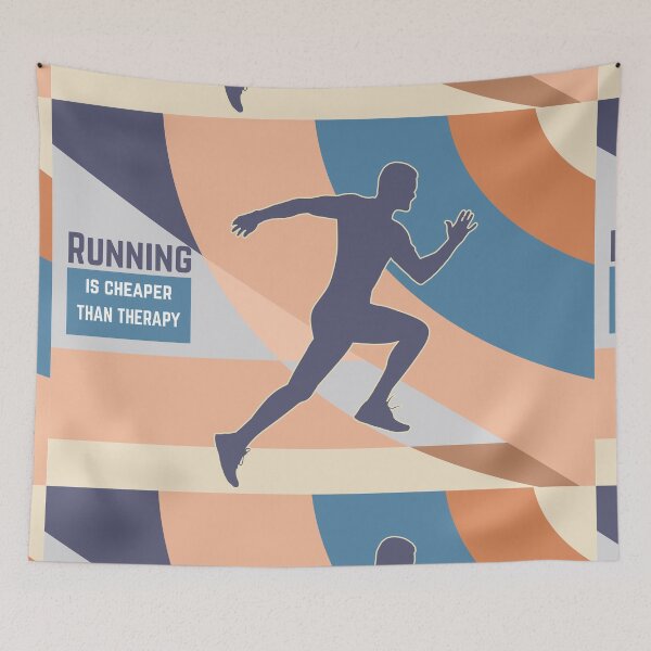 Item preview, Running is cheaper than therapy designed and sold by GraphicBit.