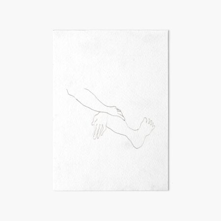 Pencil Drawing Art Board Print