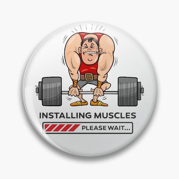 Item preview, Installing Muscles Fitness Funny designed and sold by TransFoto.