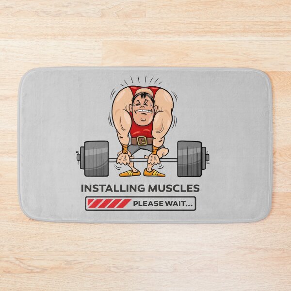 Item preview, Installing Muscles Fitness Funny designed and sold by TransFoto.