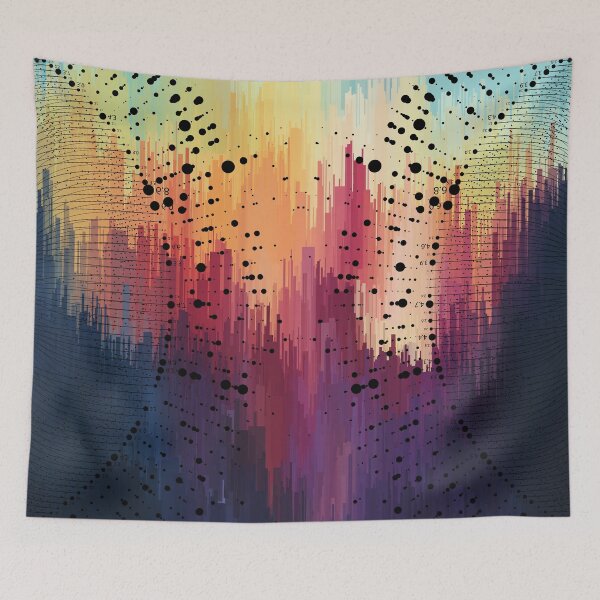 Item preview, Colorful Galactic Moody Splotch Abstract   designed and sold by sunnybandana.