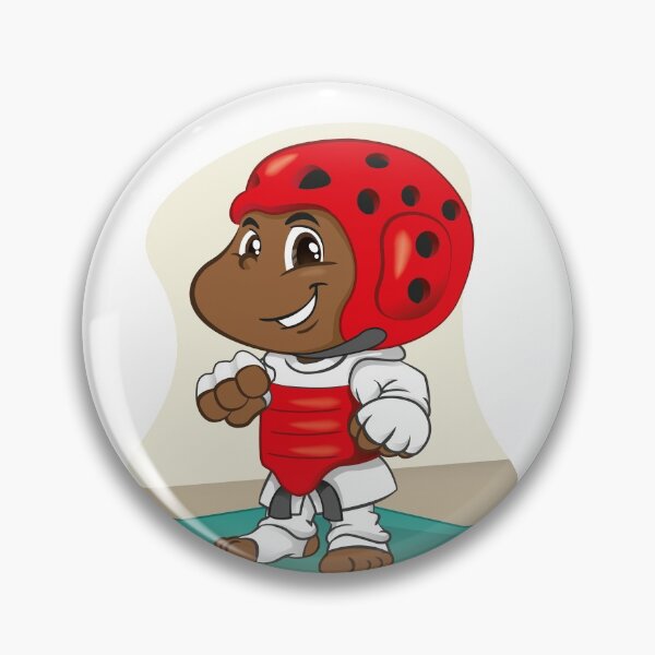 Item preview, Illustration character child African descent fighter martial arts taekwondo. Ideal for sports and institutional materials designed and sold by LucianoCosmo.