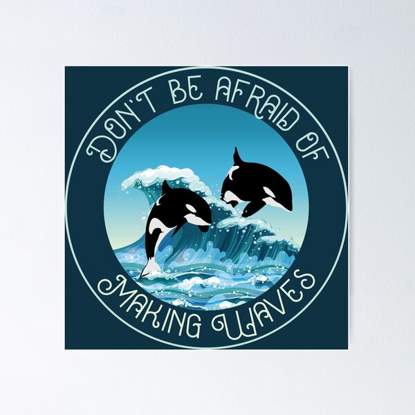 Item preview, Orcas Making Waves designed and sold by boec gear.