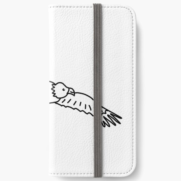 Hello cute happy eagle iPhone Wallet