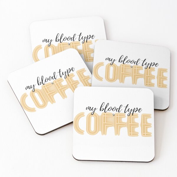 Item preview, My Blood Type is Coffee designed and sold by artesiaKT.