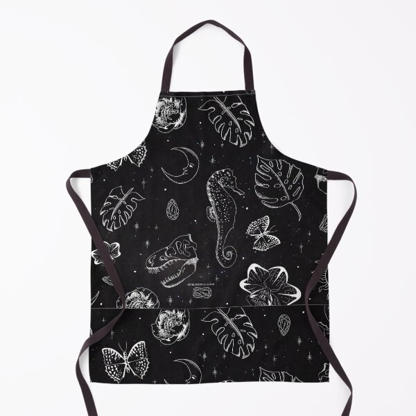 Item preview, ✰ Butterflys and Bones - A collection of tropical leaves, stars, moons, sun, jewels, flowers and seahorses. NIGHT SKY PATTERN designed and sold by CreativeIsland.