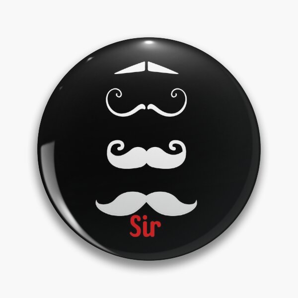 Artikelvorschau, Sir Moustache (weiß) entworfen und verkauft von JosTees96.