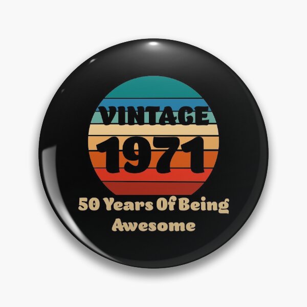 Item preview, Vintage 1971 - 50th Birthday designed and sold by Rami Khalifah.
