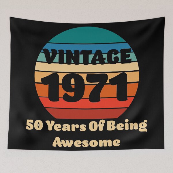 Item preview, Vintage 1971 - 50th Birthday designed and sold by Rami Khalifah.
