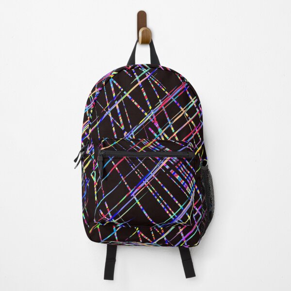 Item preview, rainbow Abstract lines designed and sold by rustycatart.