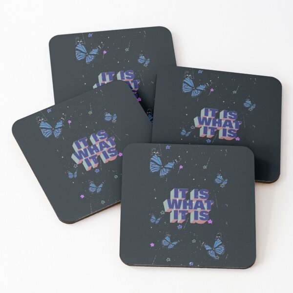Item preview, IT IZZ WHAT IT IZZ QUOTE BLUE BUTTERFLIES SPARKLES GIFT  designed and sold by AchillesStore.