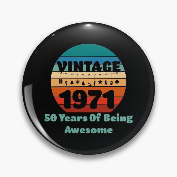 Item preview, Vintage 1971 - 50th Birthday designed and sold by Rami Khalifah.