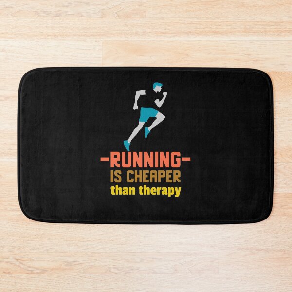 Item preview, Running is cheaper than therapy designed and sold by QuoteableTees.