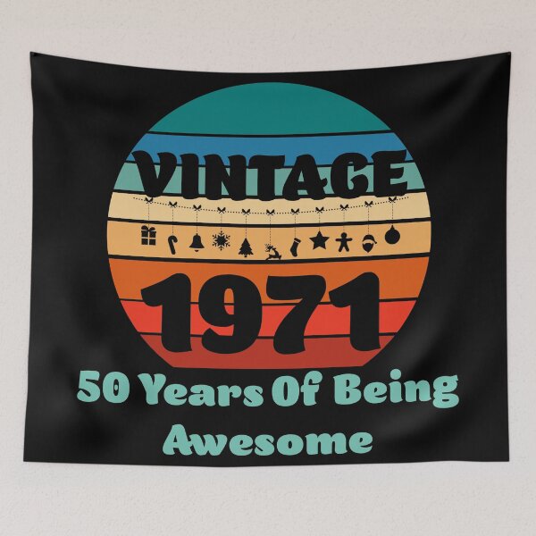 Item preview, Vintage 1971 - 50th Birthday designed and sold by Rami Khalifah.