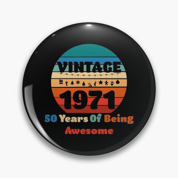 Item preview, Vintage 1971 - 50th Birthday designed and sold by Rami Khalifah.