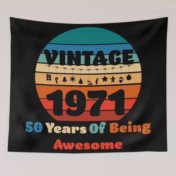 Item preview, Vintage 1971 - 50th Birthday designed and sold by Rami Khalifah.