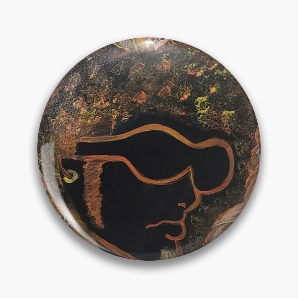 Item preview, Layne Staley golden on fire portrait designed and sold by Raineylanes.