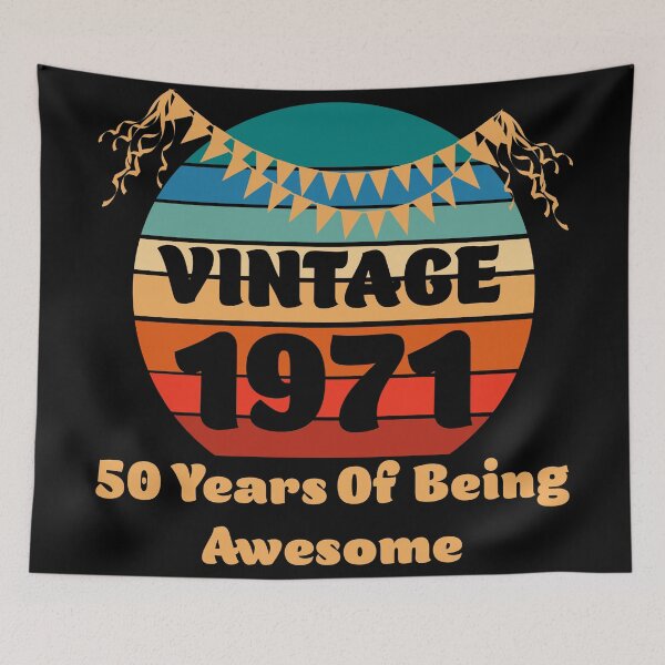 Item preview, Vintage 1971 - 50th Birthday designed and sold by Rami Khalifah.