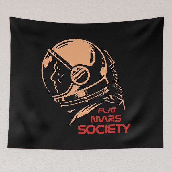 Item preview, flat mars society designed and sold by ariaarti.