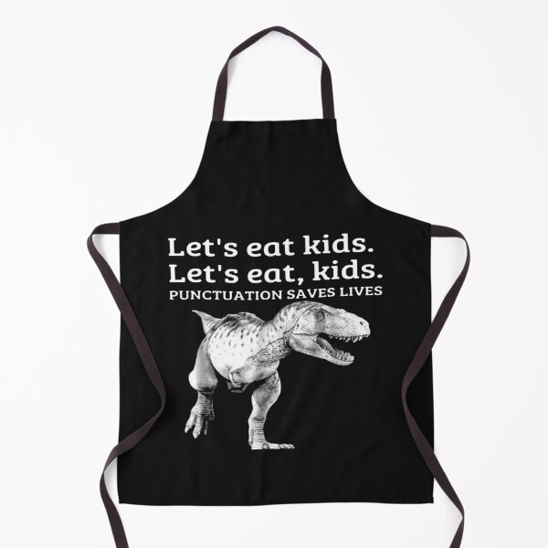 Artikelvorschau, Lustig Lass uns essen Kinder Zeichensetzung rettet Leben Grammatik T-Shirt entworfen und verkauft von Trendy Shirt.