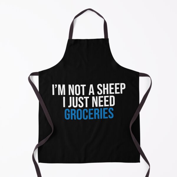 Item preview, I'm Not A Sheep I Just Need Groceries Covid19 designed and sold by Sour Soul.