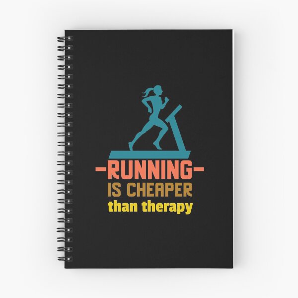 Item preview, Running is cheaper than therapy designed and sold by QuoteableTees.