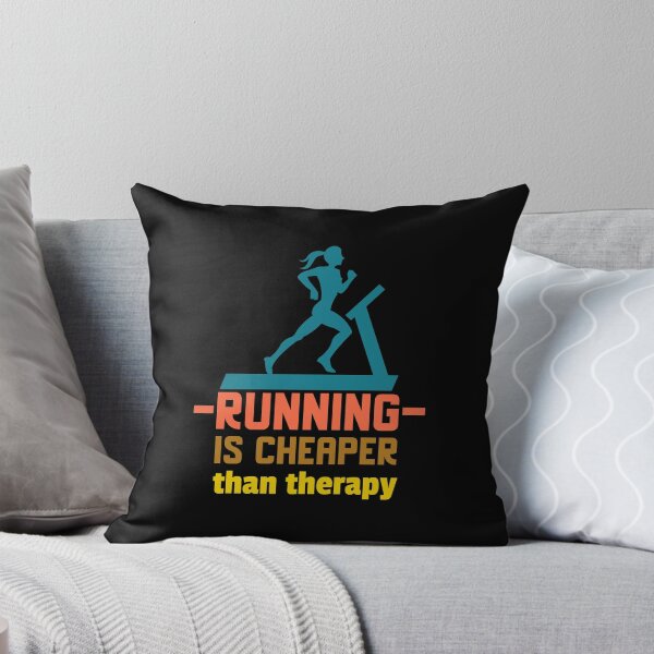 Item preview, Running is cheaper than therapy designed and sold by QuoteableTees.
