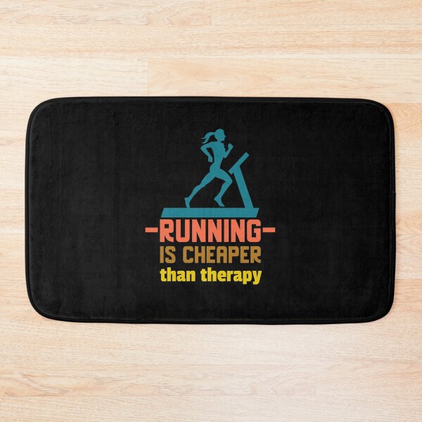 Item preview, Running is cheaper than therapy designed and sold by QuoteableTees.