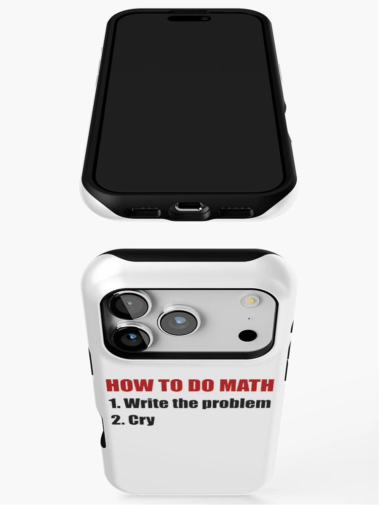 Thumbnail 3 of 4, iPhone Case, How To Do Math designed and sold by TheBestStore.