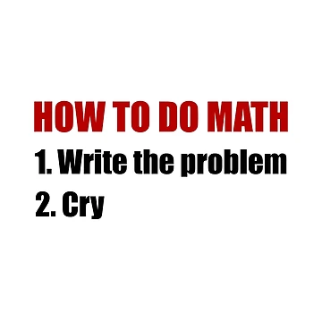 Artwork thumbnail, How To Do Math by TheBestStore