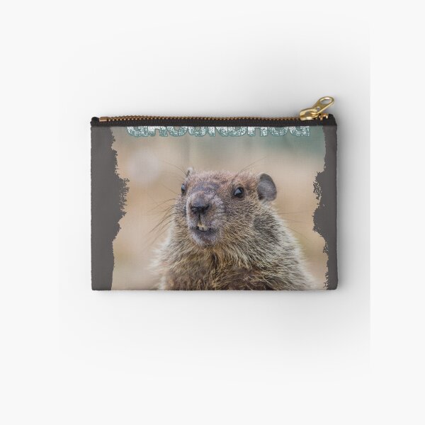 Item preview, Groundhog with text and grunge effect - Grunge Groundhog with Text designed and sold by Rabbitti.