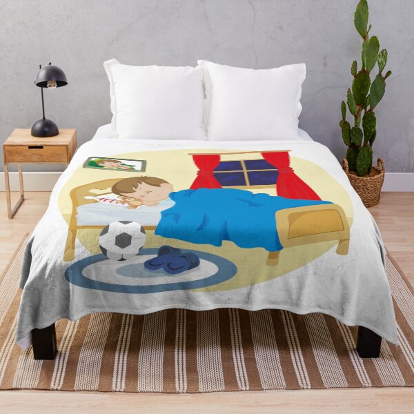 Item preview, Illustration depicting a child sleeping peacefully in bed in her bedroom. Ideal for educational and institutional materials designed and sold by LucianoCosmo.