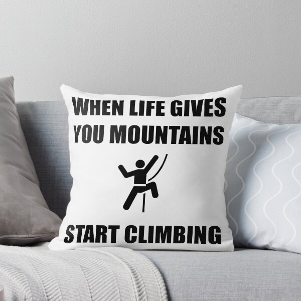Item preview, Mountains Start Climbing designed and sold by TheBestStore.
