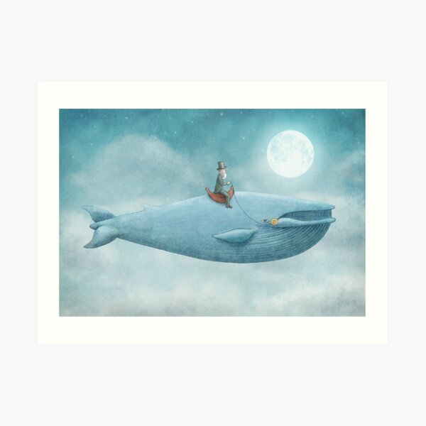 Whale Rider Art Print