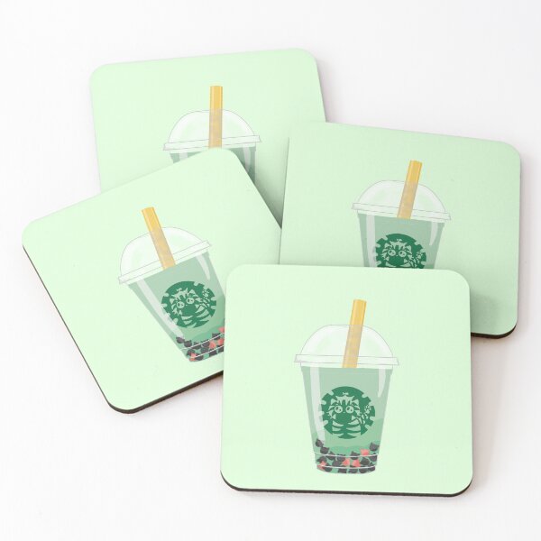 Item preview,  BUBBLE TEA X CAT EDITION SERIES - GREEN TEA / MATCHA designed and sold by irchiliart.