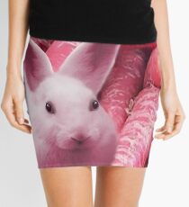 REAL CAPTURE OF PINK CARROTS,AND PINK RABBIT PICTURE AND OR CARD.. Mini Skirt