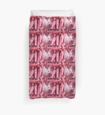 REAL CAPTURE OF PINK CARROTS,AND PINK RABBIT PICTURE AND OR CARD.. Duvet Cover