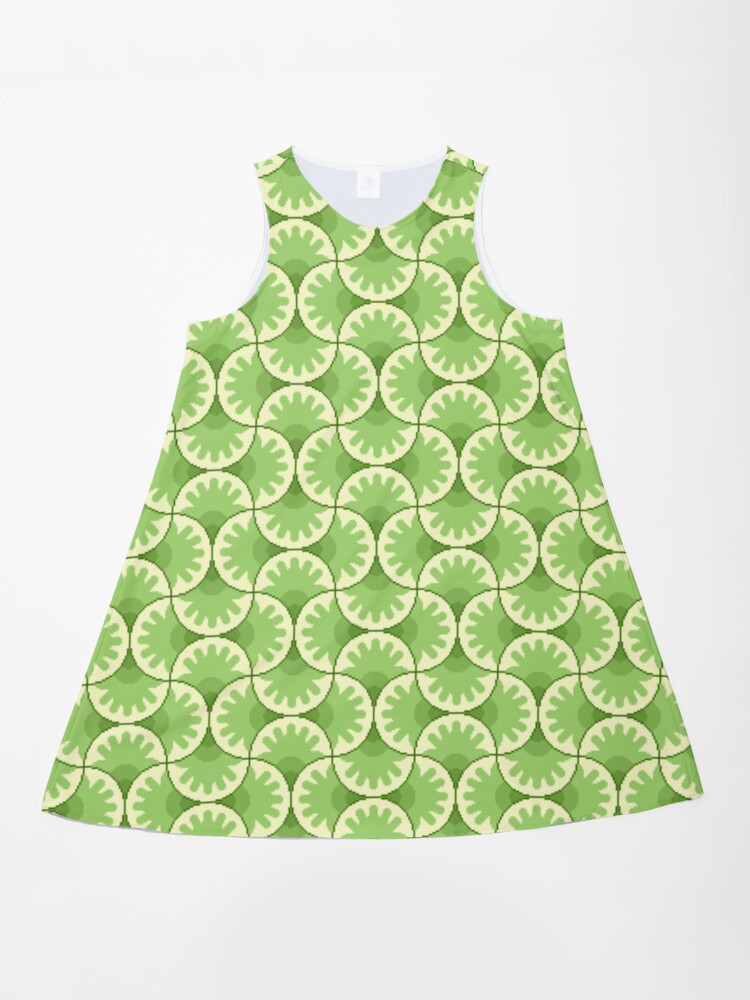 Arabic Pattern in Green and White Design 453" A-Line Dress for Sale by  Artnigel | Redbubble