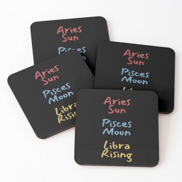 Item preview, Aries Sun Pisces Moon Libra Rising Text designed and sold by leomooncreates.