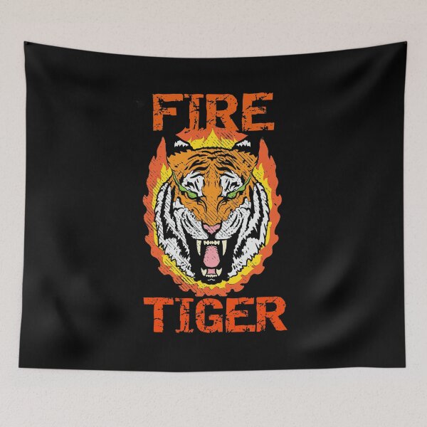 Item preview, Tiger, fire tiger designed and sold by bernd49.