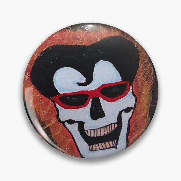 Item preview, Layne Staley skull tattoo in flames designed and sold by Raineylanes.
