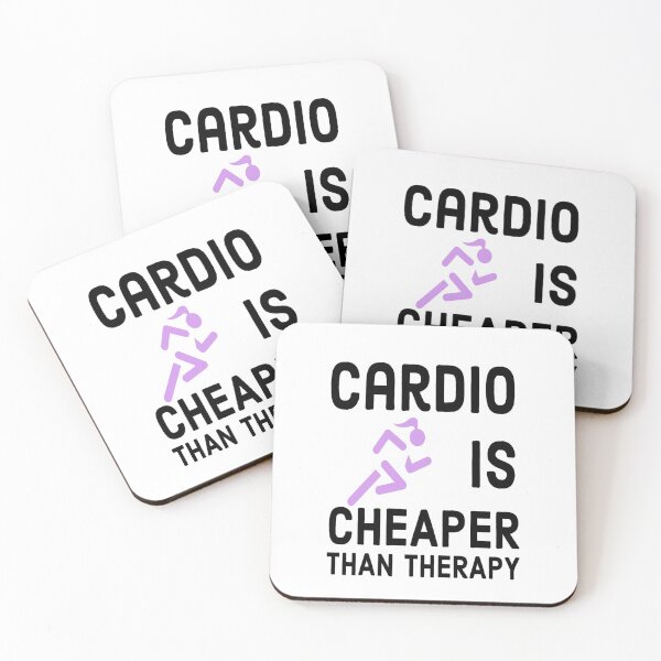 Item preview,  Cardio Is Cheaper Than Therapy  designed and sold by Ahmed Graphic .